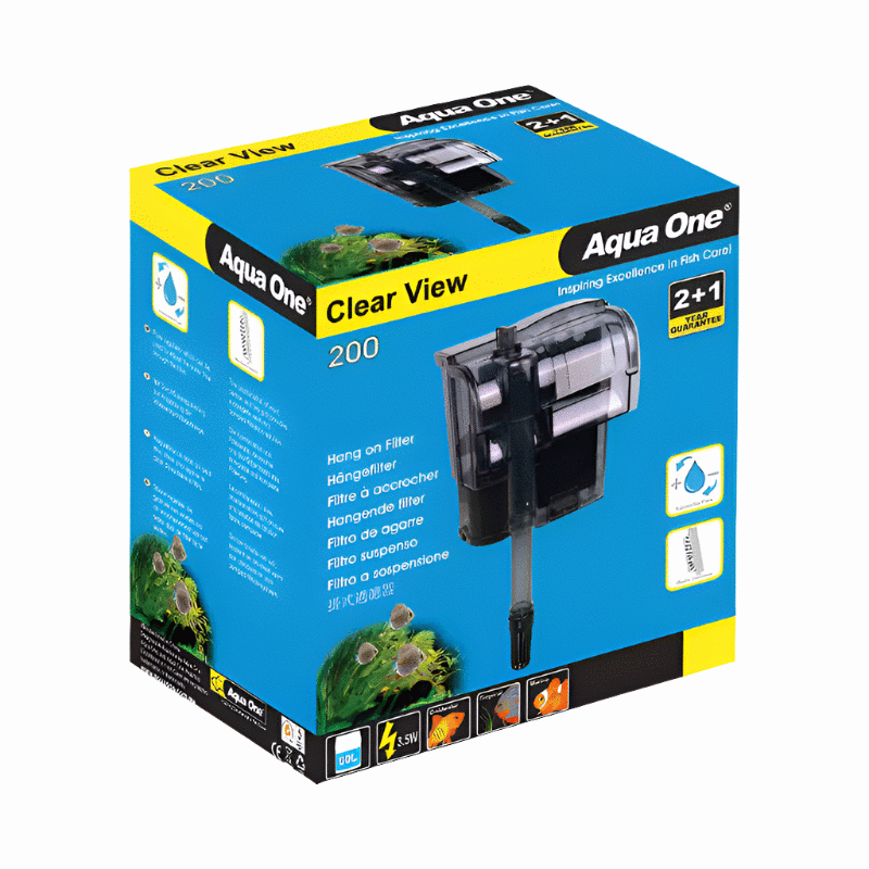 Aqua One Clearview Hang Filter - 200