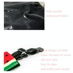 Refreshing Avocado Pet Scarf Three Layer Thickened Waterproof Saliva Towel Size Xl