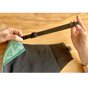 Refreshing Avocado Pet Scarf Three Layer Thickened Waterproof Saliva Towel Size Xl