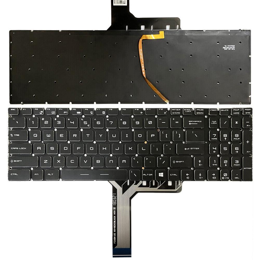 Backlit Laptop Keyboard for Msi Steel Series us Version