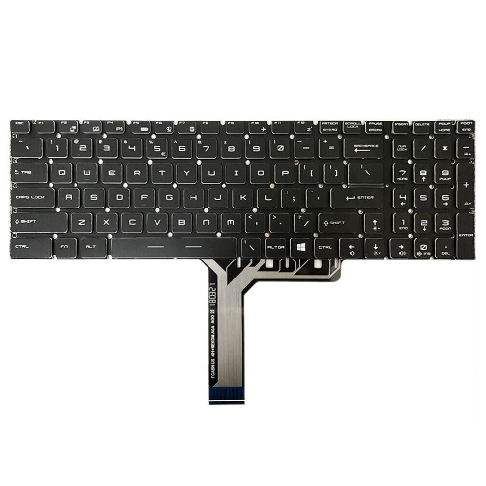 Backlit Laptop Keyboard for Msi Steel Series us Version