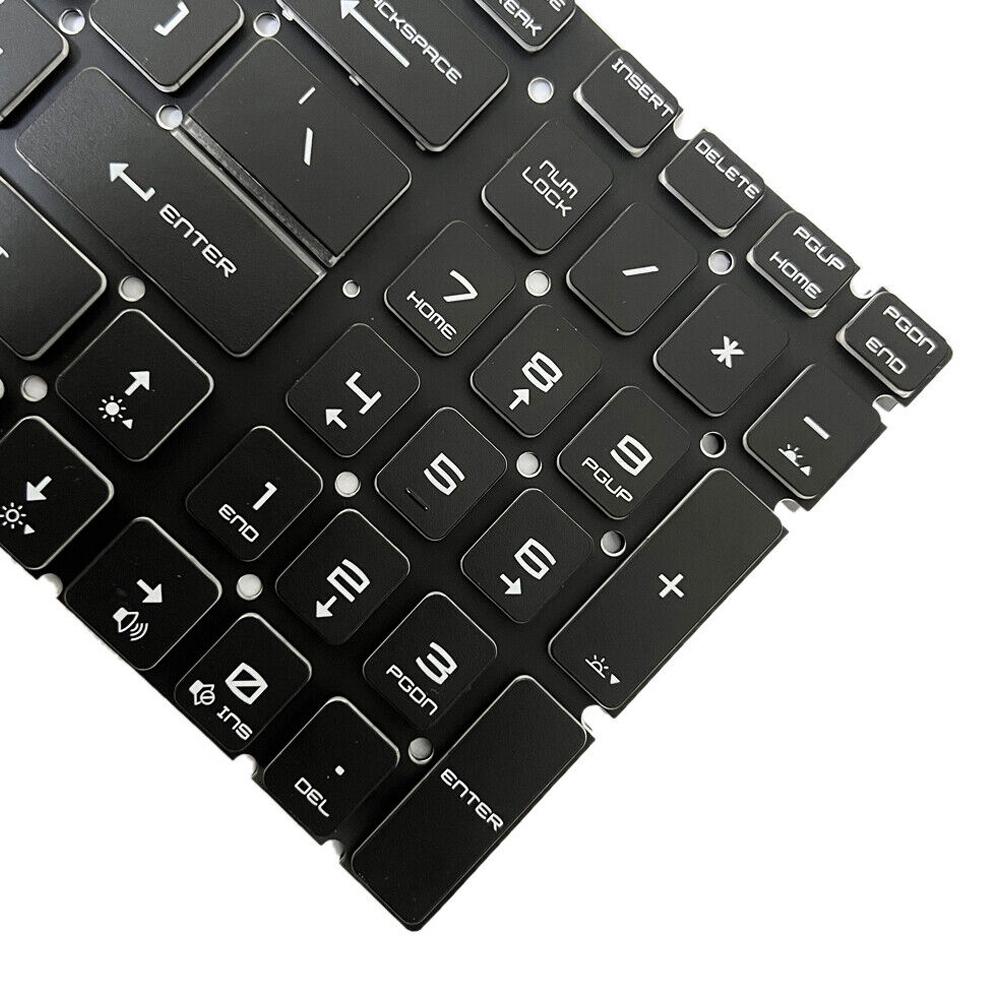 Backlit Laptop Keyboard for Msi Steel Series us Version