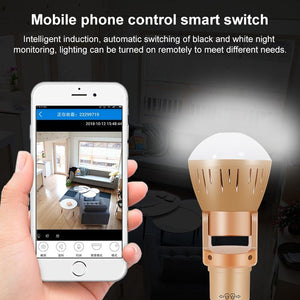 Universal Panoramic Light Bulb Camera Hd Monitoring