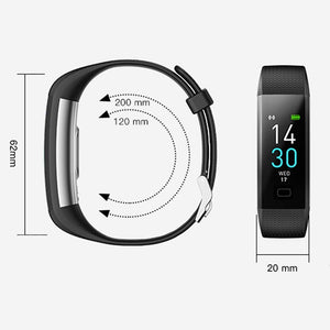 Waterproof Fitness Tracker Watch With Heart Rate Monitor In White Colour
