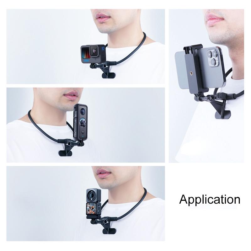 Neck Camera Holder Hands Free Wearable For Audio And Video Recording
