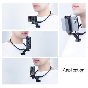 Neck Camera Holder Hands Free Wearable For Audio And Video Recording