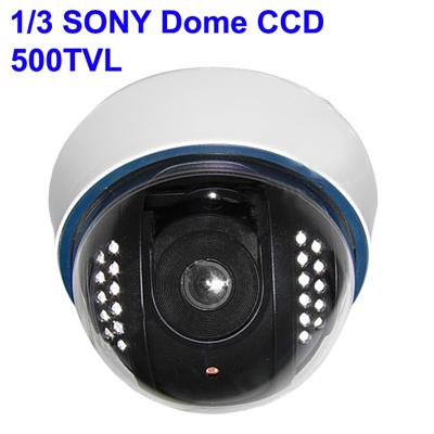 15M Ir Distance Sharp Dome Ccd Camera / 3 1/4 420Tvl