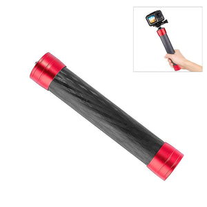 Lightweight Carbon Fiber Monopod For Dji Moza Feiyu Zhiyun Gimbals_Red