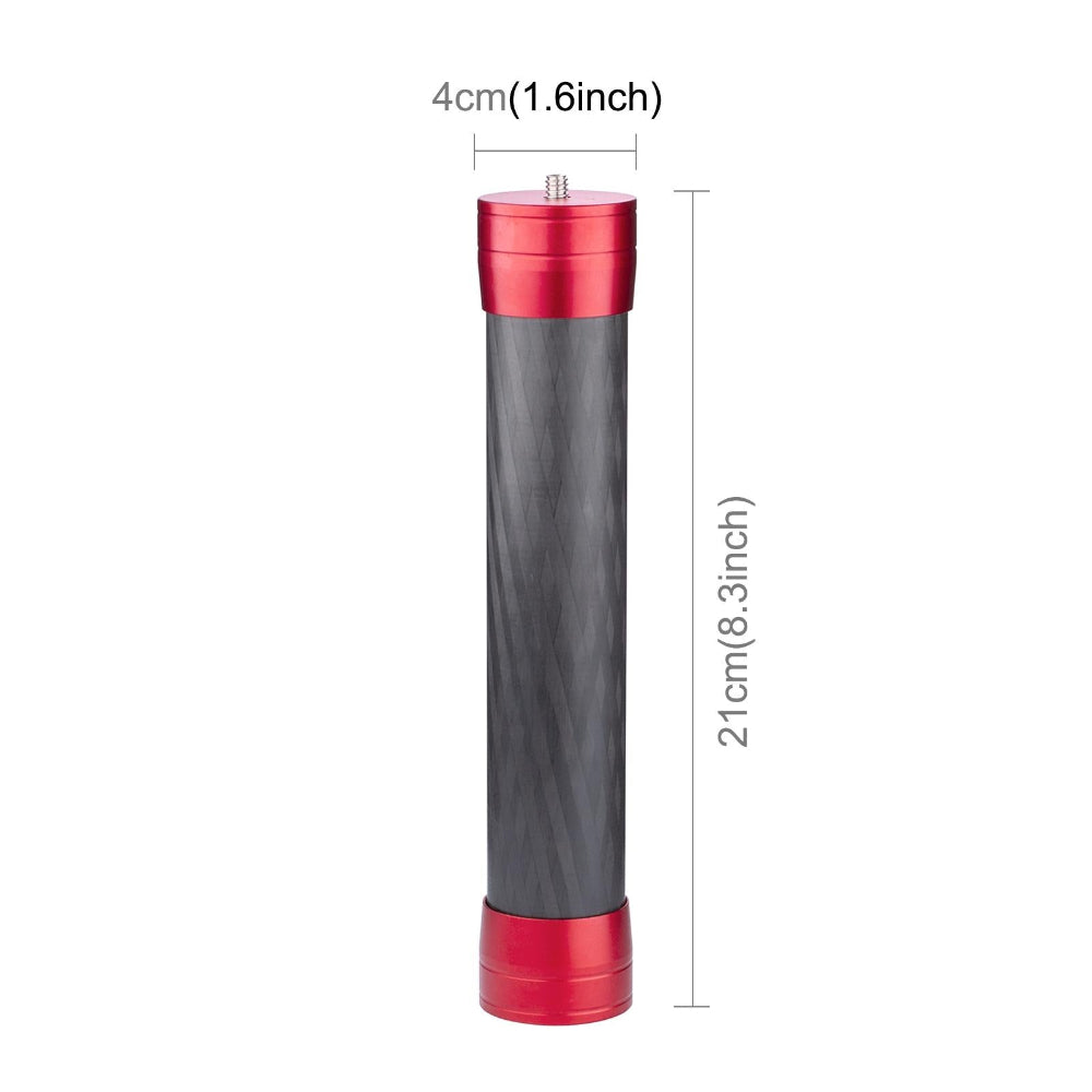Lightweight Carbon Fiber Monopod For Dji Moza Feiyu Zhiyun Gimbals_Red