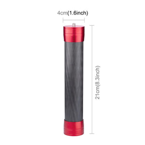 Lightweight Carbon Fiber Monopod For Dji Moza Feiyu Zhiyun Gimbals_Red