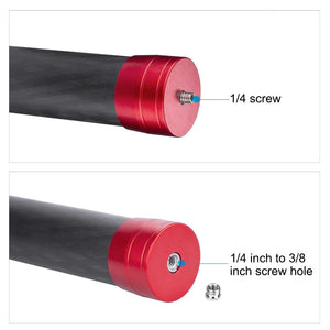 Lightweight Carbon Fiber Monopod For Dji Moza Feiyu Zhiyun Gimbals_Red