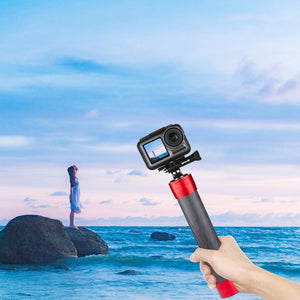 Lightweight Carbon Fiber Monopod For Dji Moza Feiyu Zhiyun Gimbals_Red