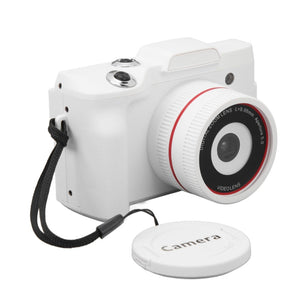 Hd 720P Recording Flip Screen Digital Camera With Interchangeable Lens And Infrared Lens_White