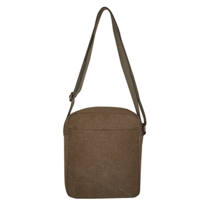 Fib Explorer Canvas Cross Body Travel Bag Khaki