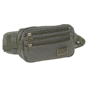 Fib Canvas Bum Bag W Belt Wallet Waist Pouch Travel Mobile Phone Military Khaki