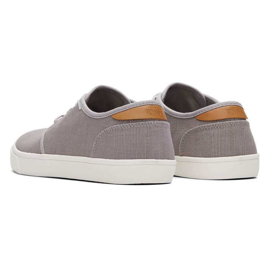 Toms Mens Canvas Casual Sneakers Low Summer Shoes Grey Us 9