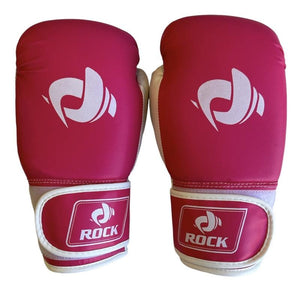 Rock Set Of 2 Boxing Gloves Mma Training Fight Punch Bag Sparring Kickboxing 10Oz