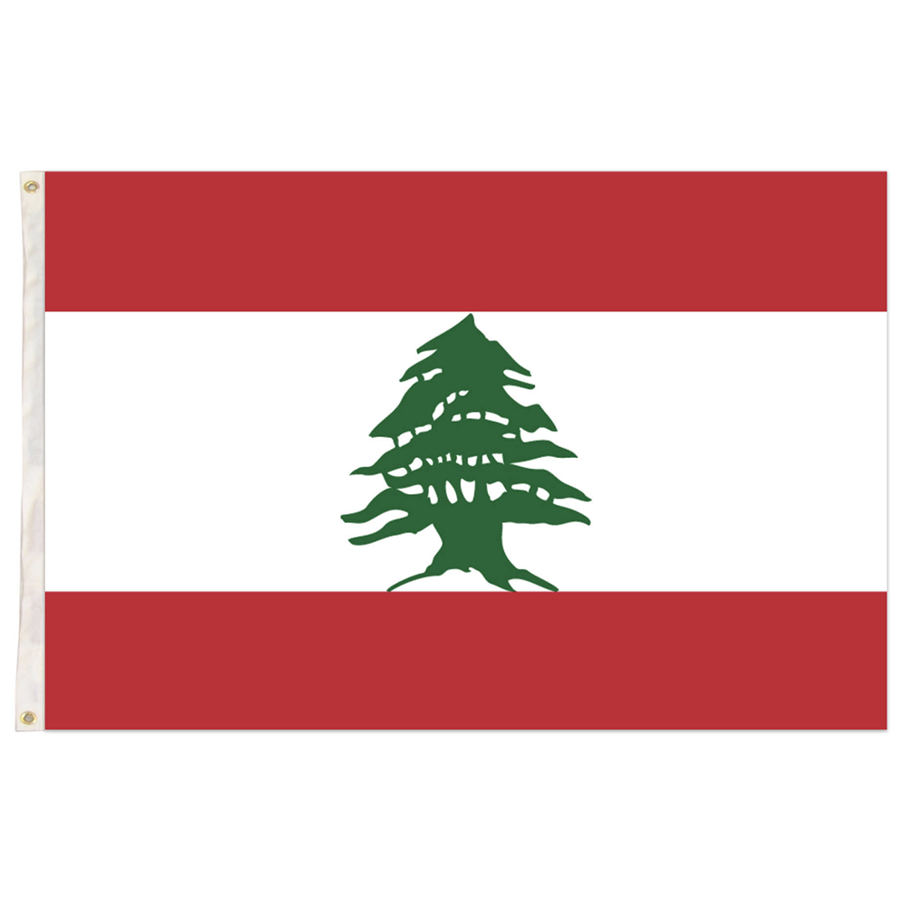 Lebanon Lebanese Country Flag Heavy Duty Outdoor 150Cm X 90Cm