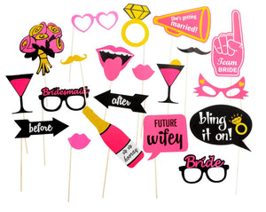 Br Costumes 20X Bride To Be Photo Booth Props Hens Bridal Party Bachelorette Selfie