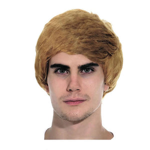 Mens Party Wig Costume Dress Up Fancy Classic Style Blonde