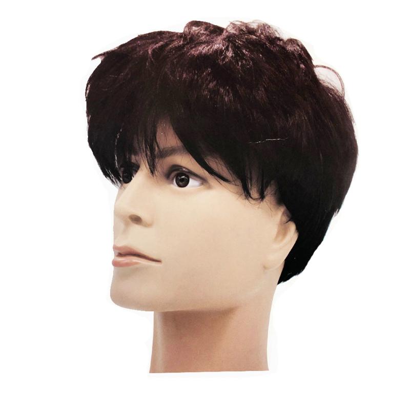 Mens Wig 80S Fancy Dress Party Costume Rock Bogan Punk 70S 90S Brown