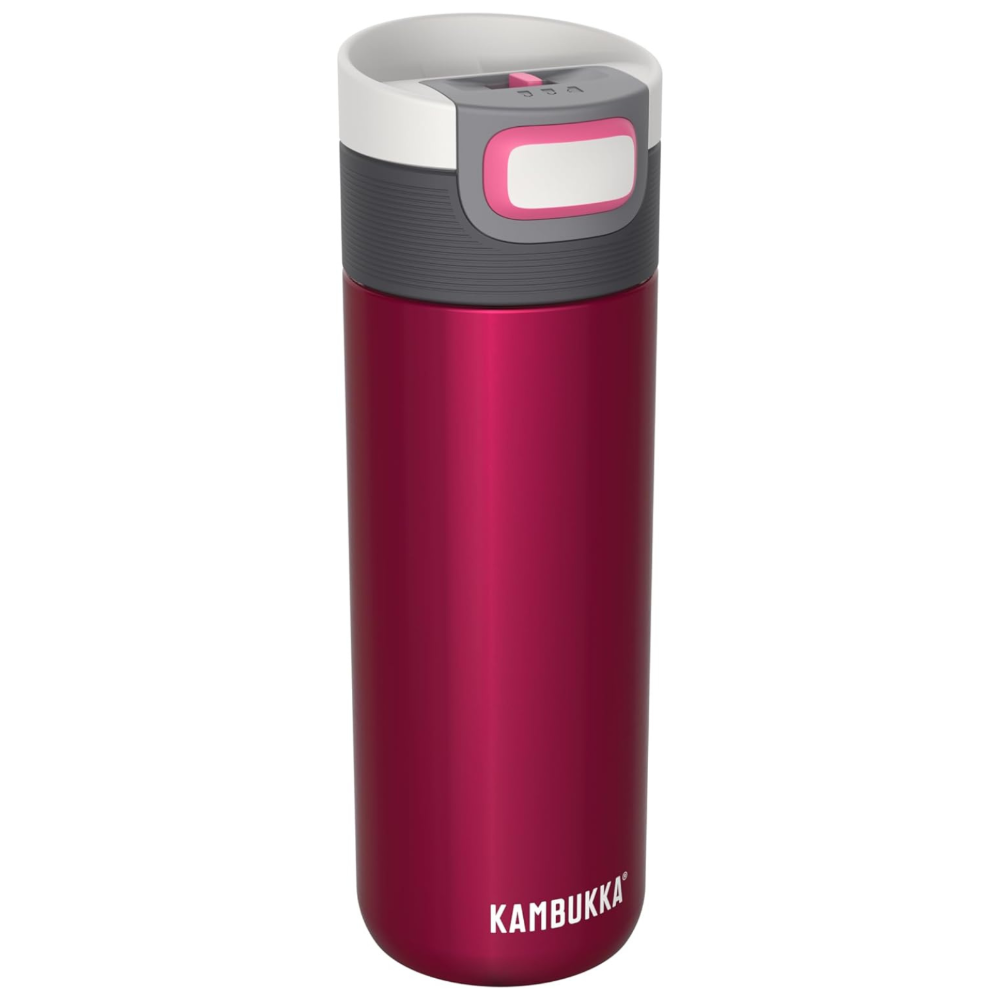 Kambukka Travel Mug Etna 3 In 1 Snapclean Tumbler Insulated 500 Ml Blackberry