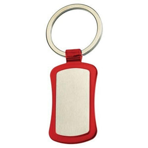 50X Duo Key Tag Ring Keyring School Bag Badge Bulk Red