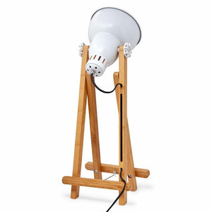 61Cm Bamboo Easel Table Lamp Modern Scandi Designer Desk Light Bedroom Office