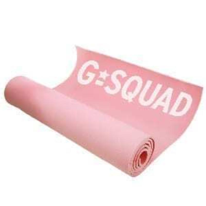 G-Squad Yoga Mat Pad Exercise Fitness Pilates Gym Non Slip Pink