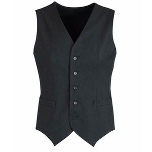 Mens Peaked Vest Waistcoat W/ Knitted Back Suit Formal Wedding Dress Up