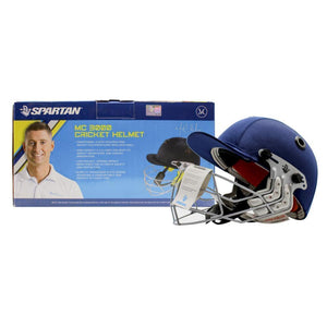 Spartan Mc 3000 Cricket Helmet Large Size Navy