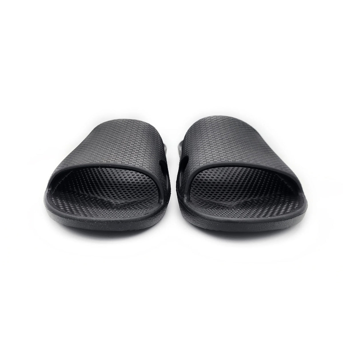 Archline Rebound Orthotic Slides Flip Flop Thongs Slip On Support Black