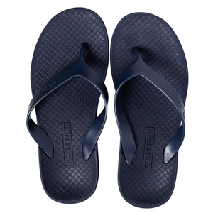 Archline Flip Flops Orthotic Thongs Support Shoes Footwear Navy Eur 38