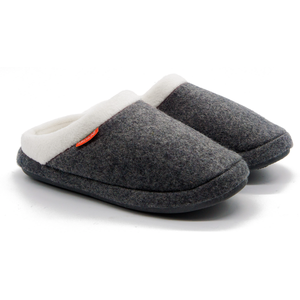 Archline Orthotic Slippers On Scuffs Orthopedic Moccasins Grey Marle