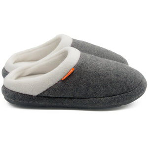 Archline Orthotic Slippers On Scuffs Orthopedic Moccasins Grey Marle