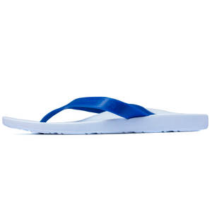 Archline Flip Flops Orthotic Thongs Support Shoes Footwear White/Blue