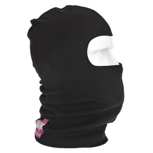 Portwest Flame Resistant Anti Static Balaclava Beanie Hat Warm Face Mask Ski Black