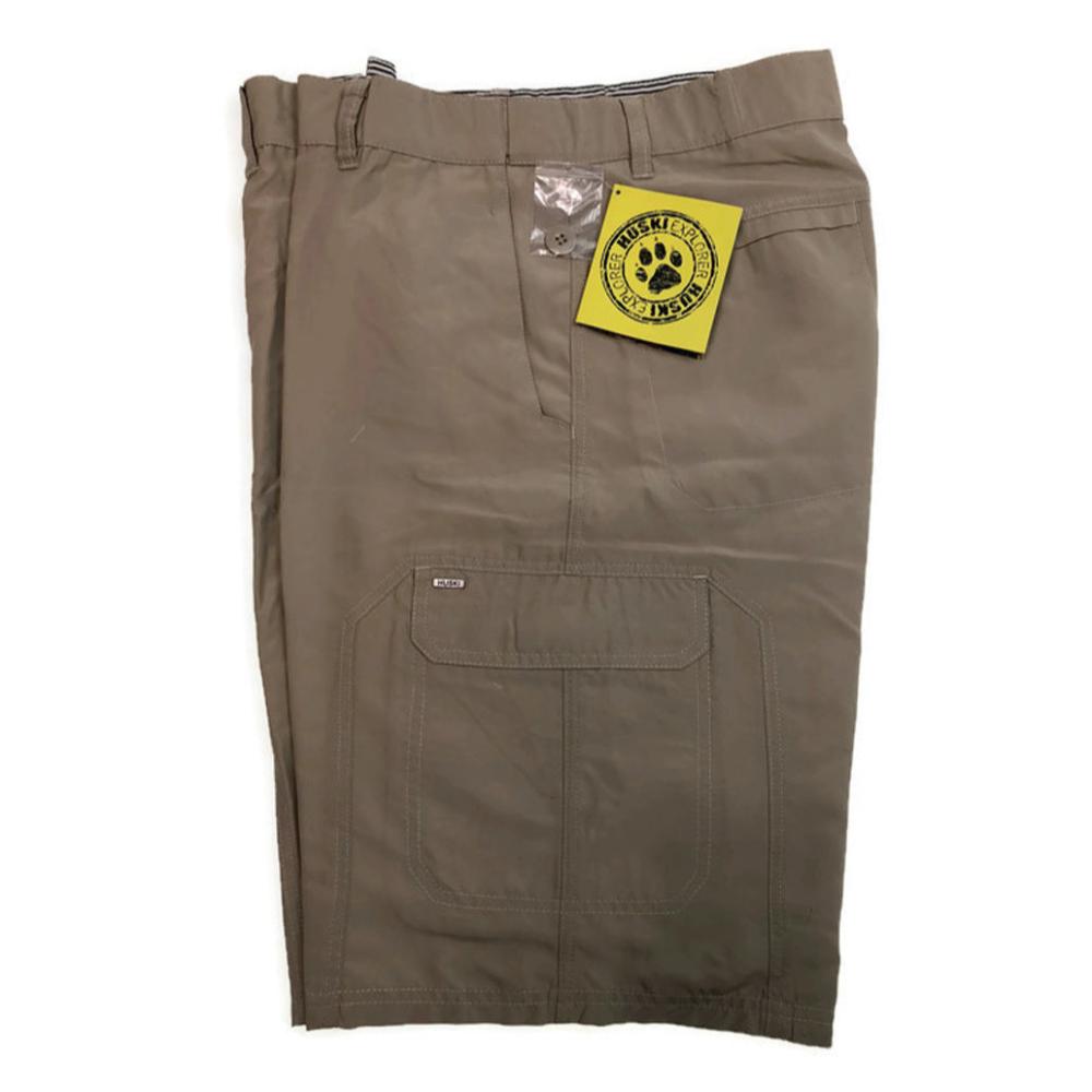 Huski Cargo Shorts Mens Cascade Microfibre Flexi Fit Army Military 515206 Clay 4Xl (112Cm Waist)