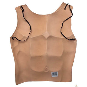 Mens Muscle Chest Costume Six Pack Party Bodybuilder 6 Fancy Fun