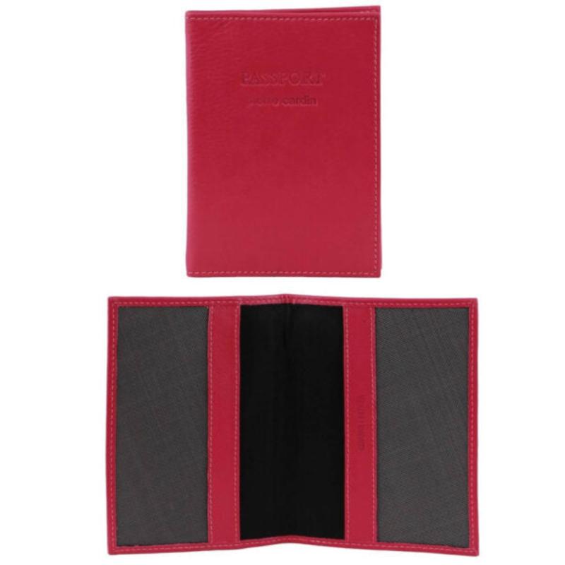 Pierre Cardin Slim Leather Passport Wallet Holder Rfid Case Cover