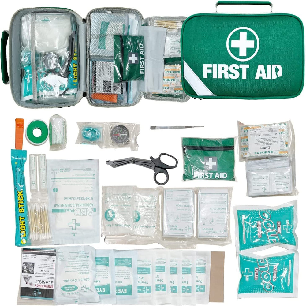 2X 258Pcs Premium First Aid Kit Medical Travel Set Emergency Family Safety