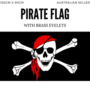 Pirage Flag Skull Party Pirates & Crossbones Large 150 X 90 Jolly Roger