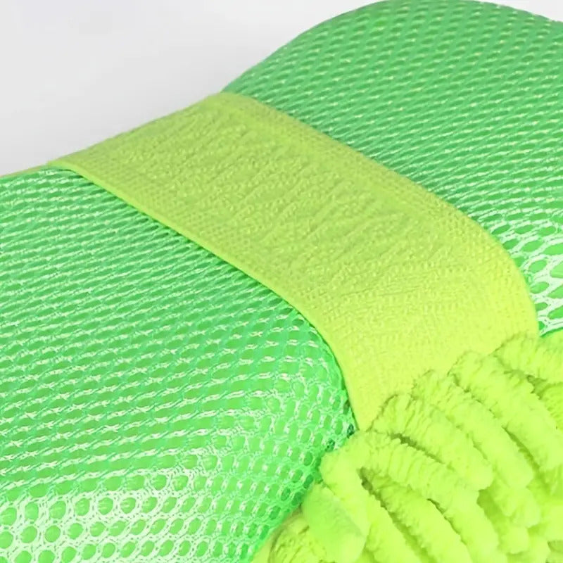 Microfibre Car Wash Mitt Chenille Sponge Ultra Absorbent Drying Towel For