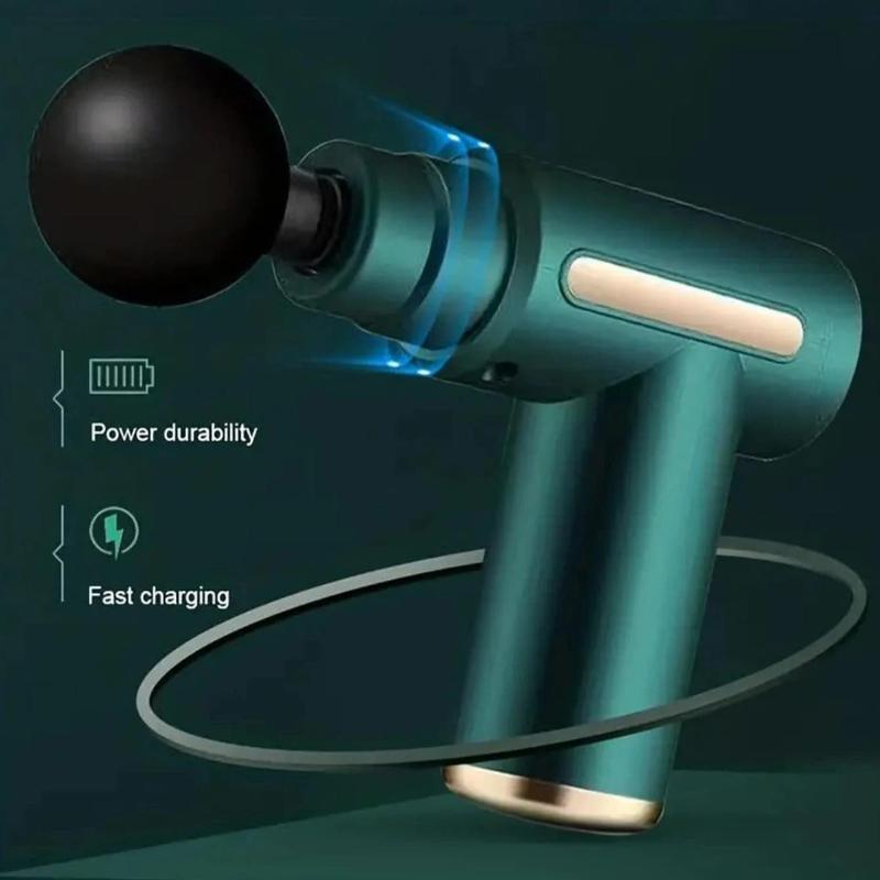 4 Speed Massage Gun Heads Muscle Chargeable Handheld Deep Tissue