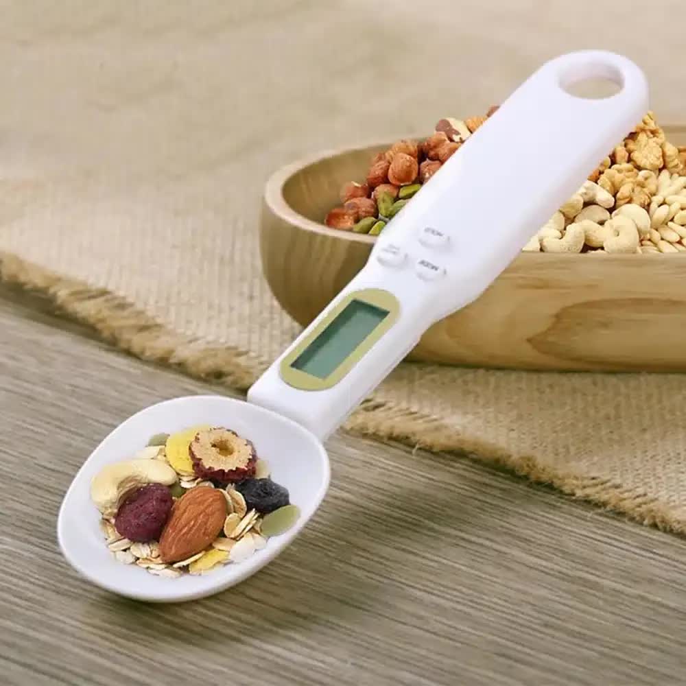 Weighing Electronic Digital Spoon Scale Lcd Display Kitchen Food Measuring Tools