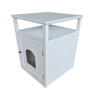 Jasper 2 Cat Litter Cabinet White