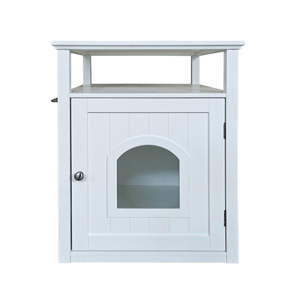 Jasper 2 Cat Litter Cabinet White