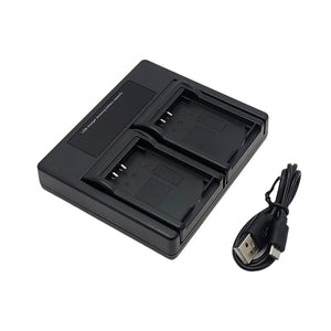 Hridz D08s Dual Charger For Panasonic Cgr D08r Do8s D120 E1b
