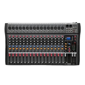 Hridz 16 Channels Audio Sound Mixer Mixing Dj Console Usb With 48V Phantom Power