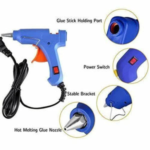 2 X Hot Melt Glue Gun Trigger Adhesive With Sticks Repair Kit For Use